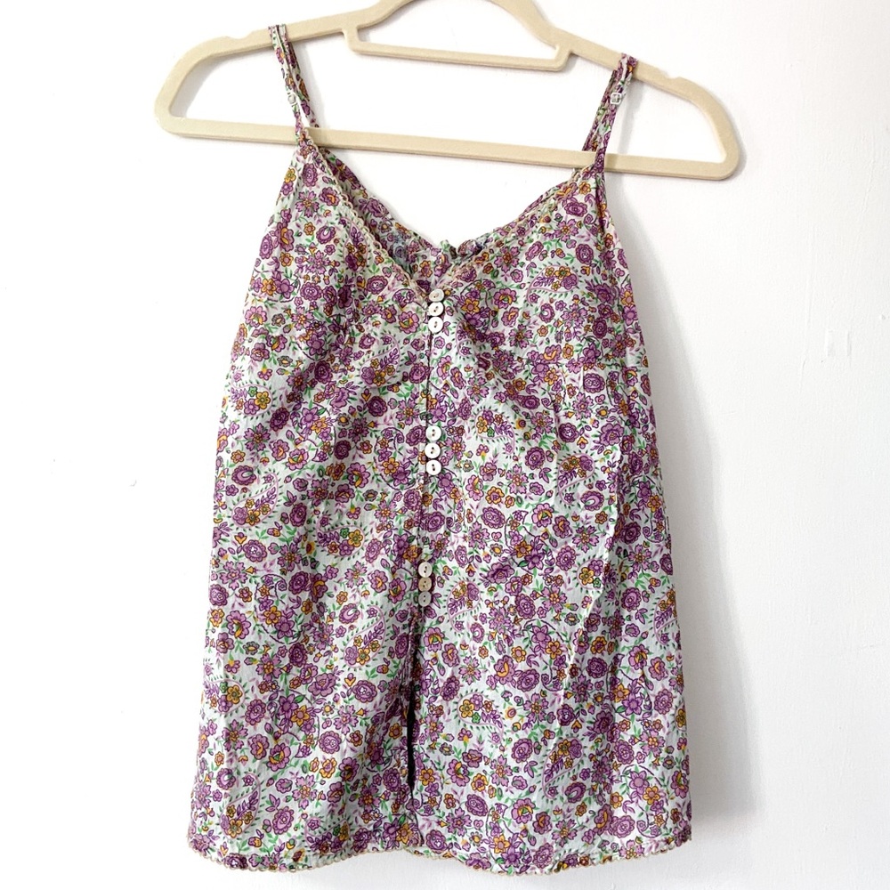 ☕️Free people floral tank top